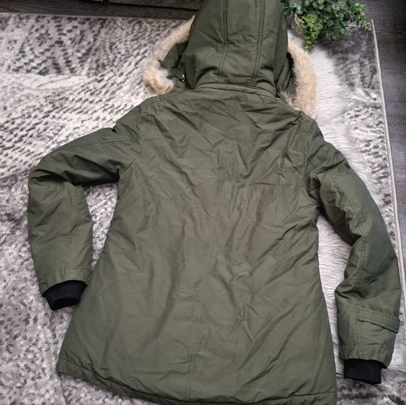 Pendleton bachelor genuine coyote fur down jacket outlet